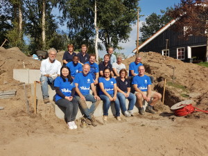 Aanvang bouw kampvuurkuil