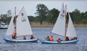 Loodsen doen mee aan de landelijke zeilwedstrijden van Scouting Nederland