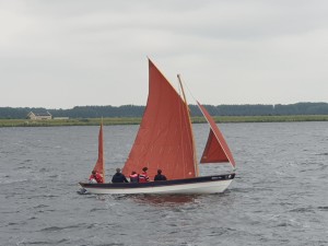 Onze Drascombe Gig in de vaart