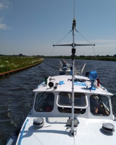 Onze nieuwe sleepboot Kiek Uut (3) in de vaart