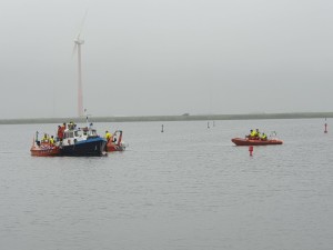 Gave reddingsoefening op Eemmeer, en wij doen mee!!